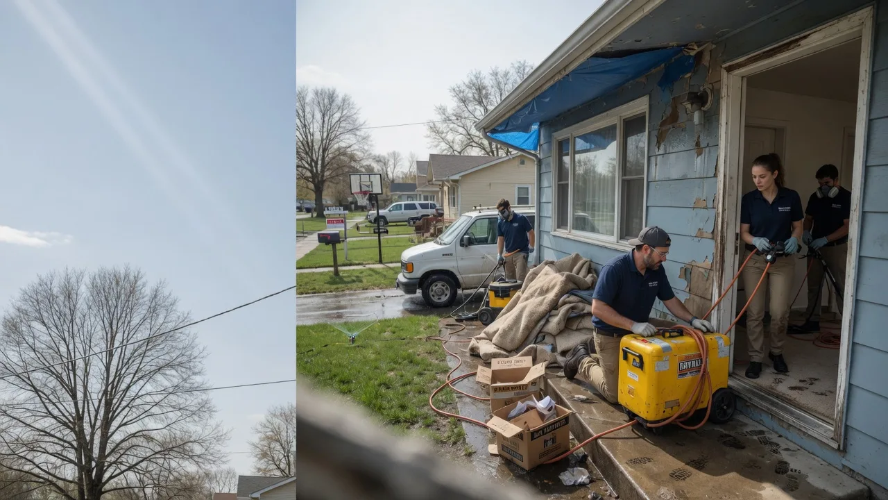 Basement Flood Cleanup in Edinboro, PA near me